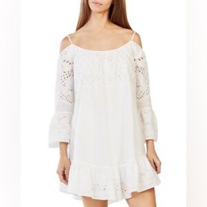 Bcbg XS white dress cotton
